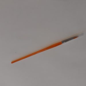 Round paint brush for painting pottery