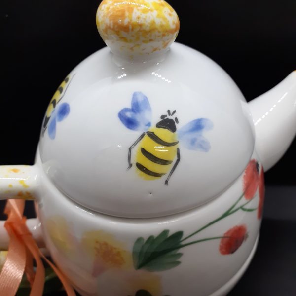 bee lid teapot