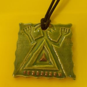 green man pendant