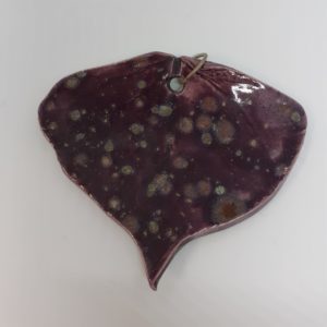 purple poplar leaf